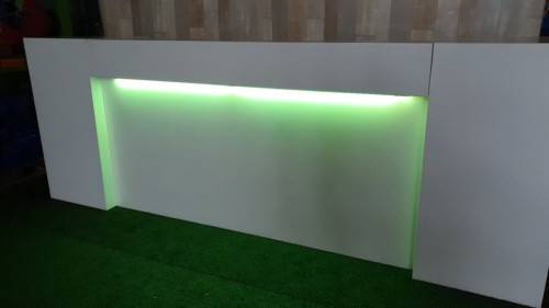 Mobiele voorzetbar met Led